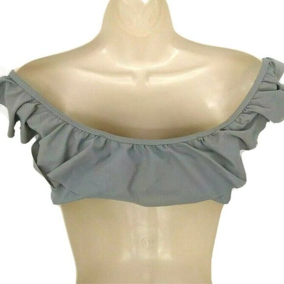 Altard State Swim Top Mermaid Off Shoulder Ruffle - Picture 3 of 9